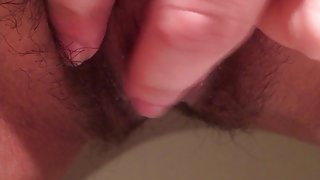 Playing with Clit and Pissing