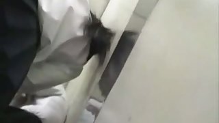 Legal teen upskirt video in a high school bathroom