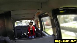 Spanish spex taxi babe arsefucked by cabbie