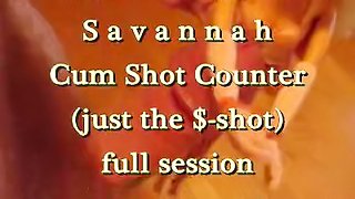 PREVIEW: Savannah coaxes into a Cum Shot Counter
